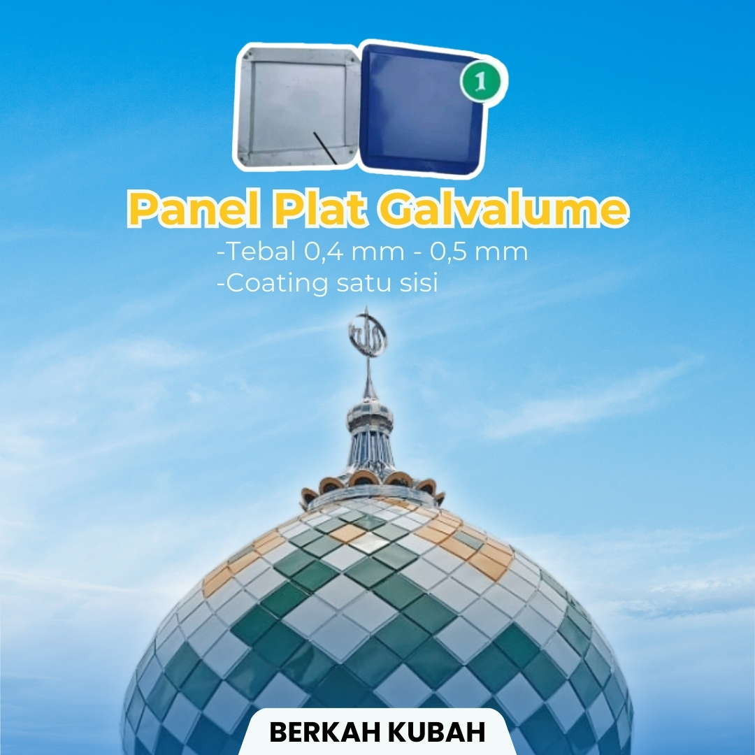 Bahan dasar baja ringan dilapisi aluminium, silikon & seng. Kelebihannya adalah tahan terhadap panas,Tahan korosi atau karat dan bisa menetralkan cuaca panas